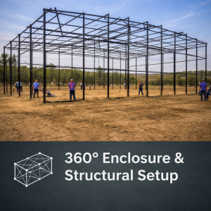360° Enclosure & Structural Setup