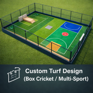 Custom Turf Design (Box Cricket / Multi-Sport)